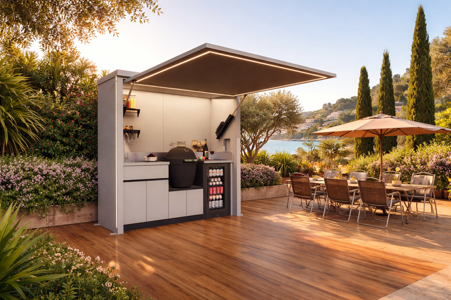 POD Jardicook — cuisine extérieure architecturale